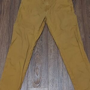 Levis XX Chino Pants Mens 33x30 Tan Standard Taper Casual Stretch Cotton Twill